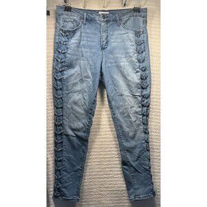 Sofia Vergara Jeans Women's Blue Md Wash Skinny Ankle tagged Size 20